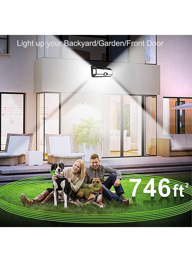 LECLSTAR Solar Lights Outdoor Motion Sensor - New Upgrade 268 LEDs Solar Security Light IP65 Waterproof Led Outdoor Lights Super Bright Solar Wireless Wall Lights with 3 Optional Modes and 4Wide Angle (1 PACK) - Image 3