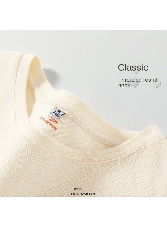 Women's Clothing】pure Cotton Long Sleeve T-shirt For Women, Breathable Knitted Round Neck Casual Sports Tee, Base Layer Top - Image 4
