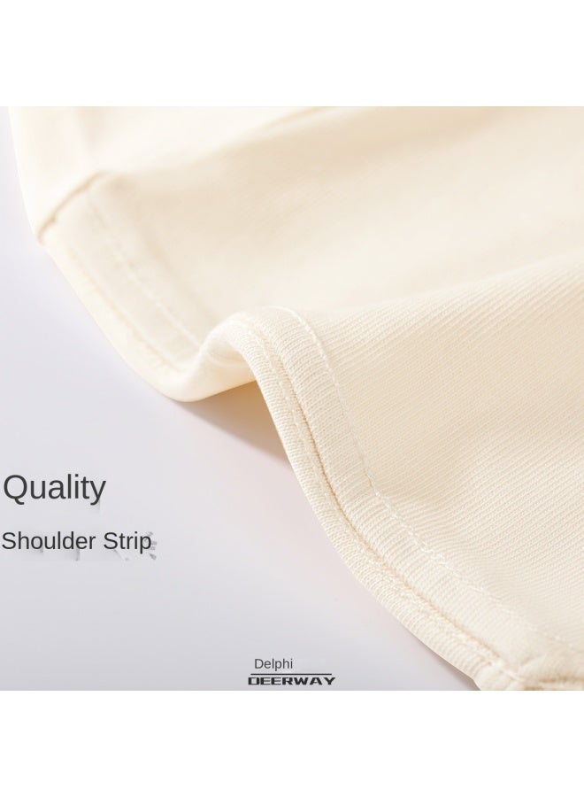 Women's Clothing】pure Cotton Long Sleeve T-shirt For Women, Breathable Knitted Round Neck Casual Sports Tee, Base Layer Top - Image 5