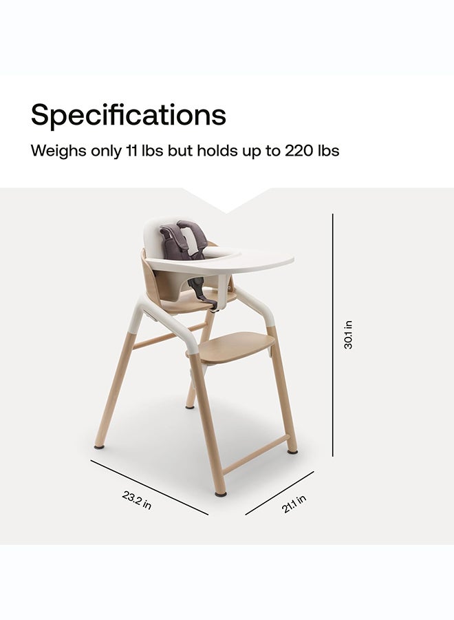 Bugaboo Giraffe High Chair Tray Only  Grey - Image 3