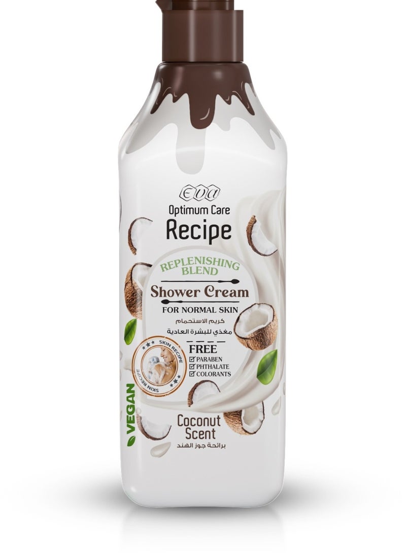 Eva Shower Cream for Normal Skin Coconut Scent 370ML