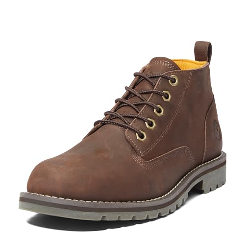 Timberland Men's Redwood Falls Waterproof Chukka Boot, Brown, 8.5 Medium - Image 3