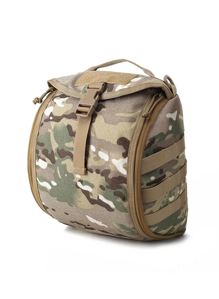 AROAQ Tactical Helmet Bag Pack Multi-Purpose Molle Storage Carrying Pouch for Sports Hunting Shooting Combat Helmets  - Image 2