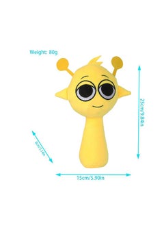 Y&D Sprunki Plush Toys, Sprunky Wenda & Gray Plushies Pillow Stuffed Animal Figure Dolls for Game Fans Gifts for Kids  - Image 2