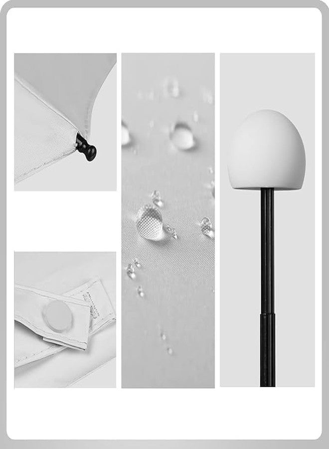 Aekatray Mini Umbrella with Case for Men & Women (Manual Open) Compact Travelling Umbrella, Polyester & UV Protection Fabric for Summer/Anti-Slip Handle- Use in Rain & Summer - Image 4