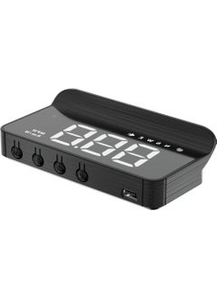 Rock Pow Windshield Projection Heads Up Display, Digital GPS Speedometer with Navigator/Speed/RPM/Voltage/Temperature Warning Alarm Displayer. Suitable for All Vehicles  - Image 1