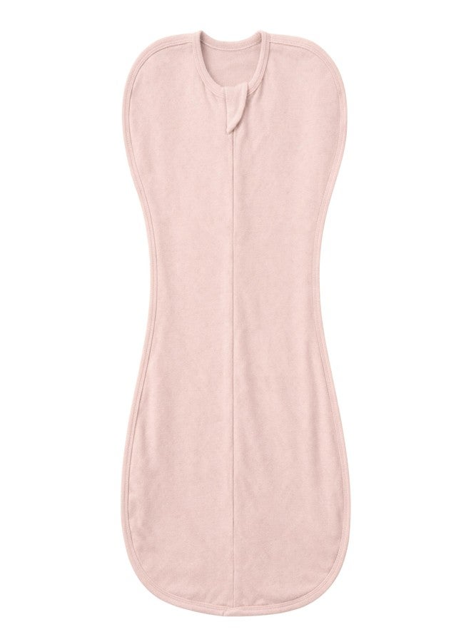 Cocoon Care Bamboo Cotton Knit Plain Solid Sleep Sack for Newborn Infants | Soft Breathable Lightweight Wearable Blankets | Pink 0-3M - Image 1
