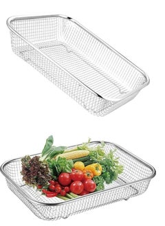 Happy Home Stainless Steel Kitchen Sink Strainer 34*24cm  - Image 1
