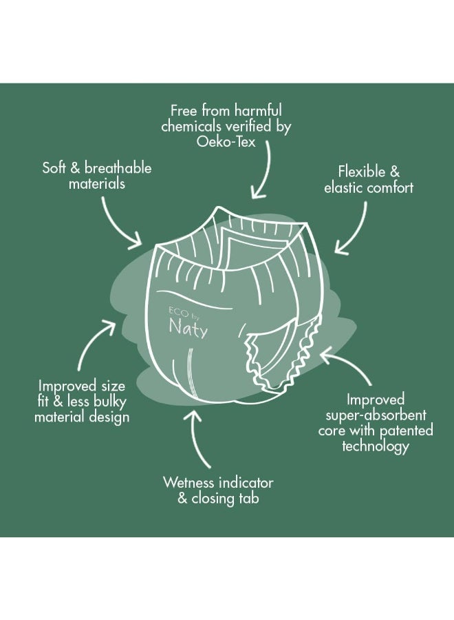 إيكو من ناتي سراويل تدريب إيكو من ناتي، 2T-3T (المقاس 4)، أبيض، 22 قطعة - Image 2