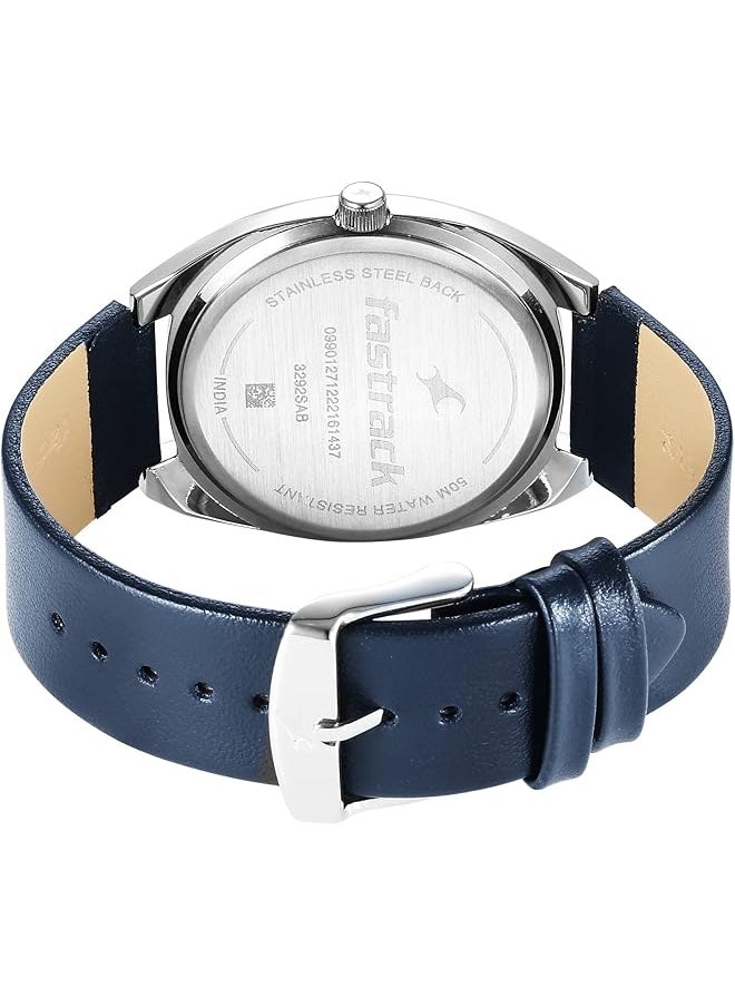 fastrack - Analog Silver Dial Men Casual Watch Blue - Image 1