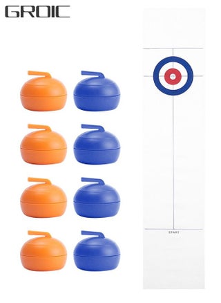 Tabletop Curling Game for Kids, Adults & Family. Fun Indoor Sports Battle Game for Everyone. Come with 8 Tabletop Curling Stones. Easy to Set Up, Play & Portable. - pzsku/Z1DC4F604E5BE04B2B6ABZ/45/_/1648180960/dce8acda-76e6-4bf9-b005-853e48a1194c