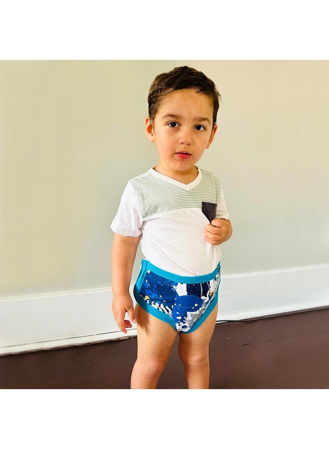 BIG ELEPHANT BIG ELEPHANT Baby Side Button Training Pants, Reusable Snaps on 100% Cotton Training Underwear for Toddler, 2 Years  - Image 2