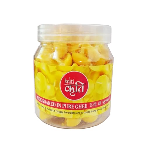 KRITI Creations Pure DESI GHEE Wicks (100 Pcs in a Box) - Image 2