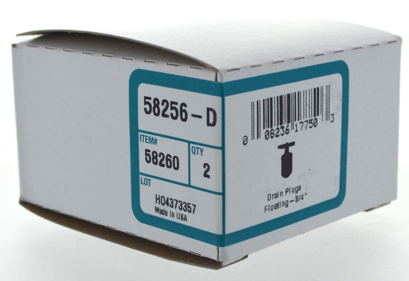 Hillman The Hillman Group 58260 Floating Drain Plug, 3/4-Inch , 2-Pack , Red - Image 2