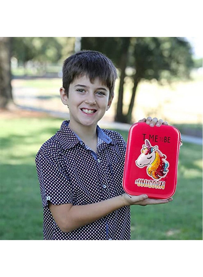 FunBlast Pencil Pouches for Girls Stylish, Unicorn Pouch for Girls, Pencil Case for Girls, Pencil Pouches - Pencil Pouches for Kids, Pencil Box for Girls, Pencil Case for Girls, Unicorn Pencil Pouch for Girls - Image 4