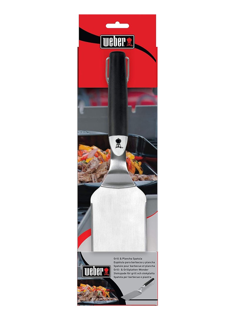 Weber Premium Turner (40cm), made of stainless steel, with anti-slip comfort grip, dishwasher safe - Black/Silver (6206) - Image 3