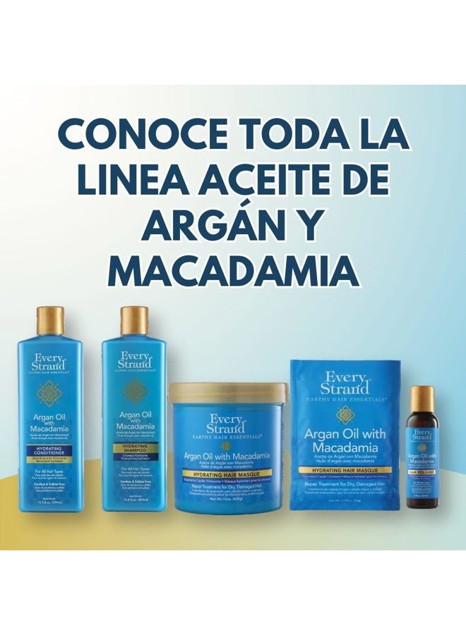 Every Strand Argan Oil With Macadamia Hydrating Conditioner, 13.5 Fl Ounce, 13.5 Ounce - Image 3