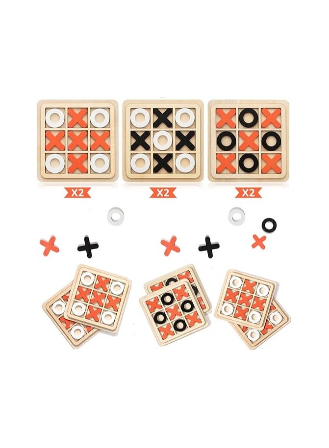 vesus Party Favors For Kids Birthday Return Gifts Packs of 6Pcs Tic Tac Toe Bulk Giveaways For Stocking Fillers Goodie Bag fillers - Image 1