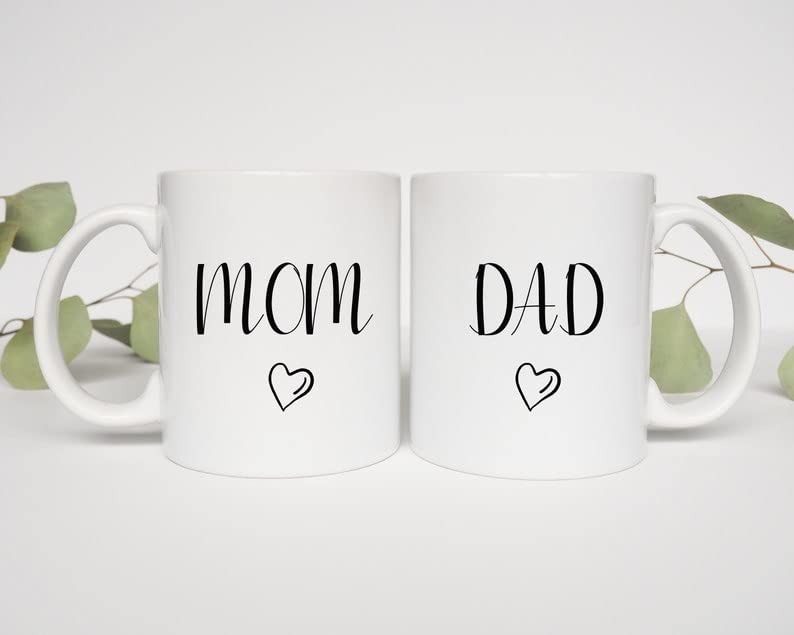 V Kraft Best mom dad Ever Unique mom dad Quote Printed Stylish Coffee Mug for mom dad on The Occassion of Birthday AnniversayFathers Day Mothers Day and Any Other Special Occassion 330ml 92