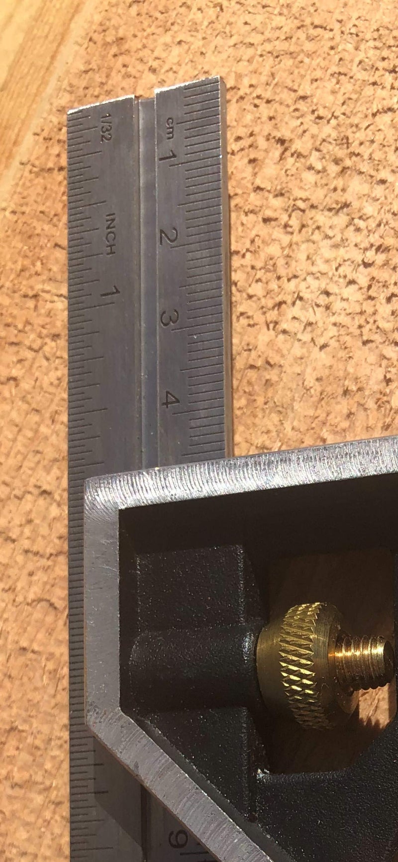Swanson Tool Co. , Inc Swanson Tool Co TC130 6 inch Combo Square with Stainless Steel Rule, Cast Zinc Body with Bubble Vial, and Brass Bolt - Image 4