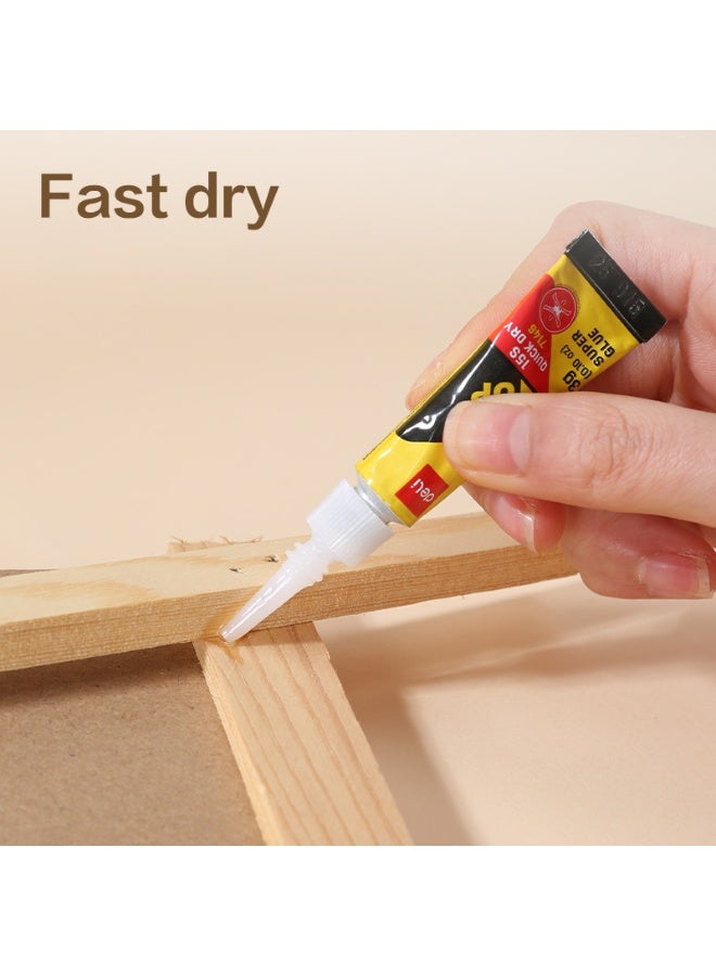 ديلي غراء فائق سريع الجفاف 3 جم لاصق قوي للبلاستيك والمعادن والخشب والسيراميك - Image 4