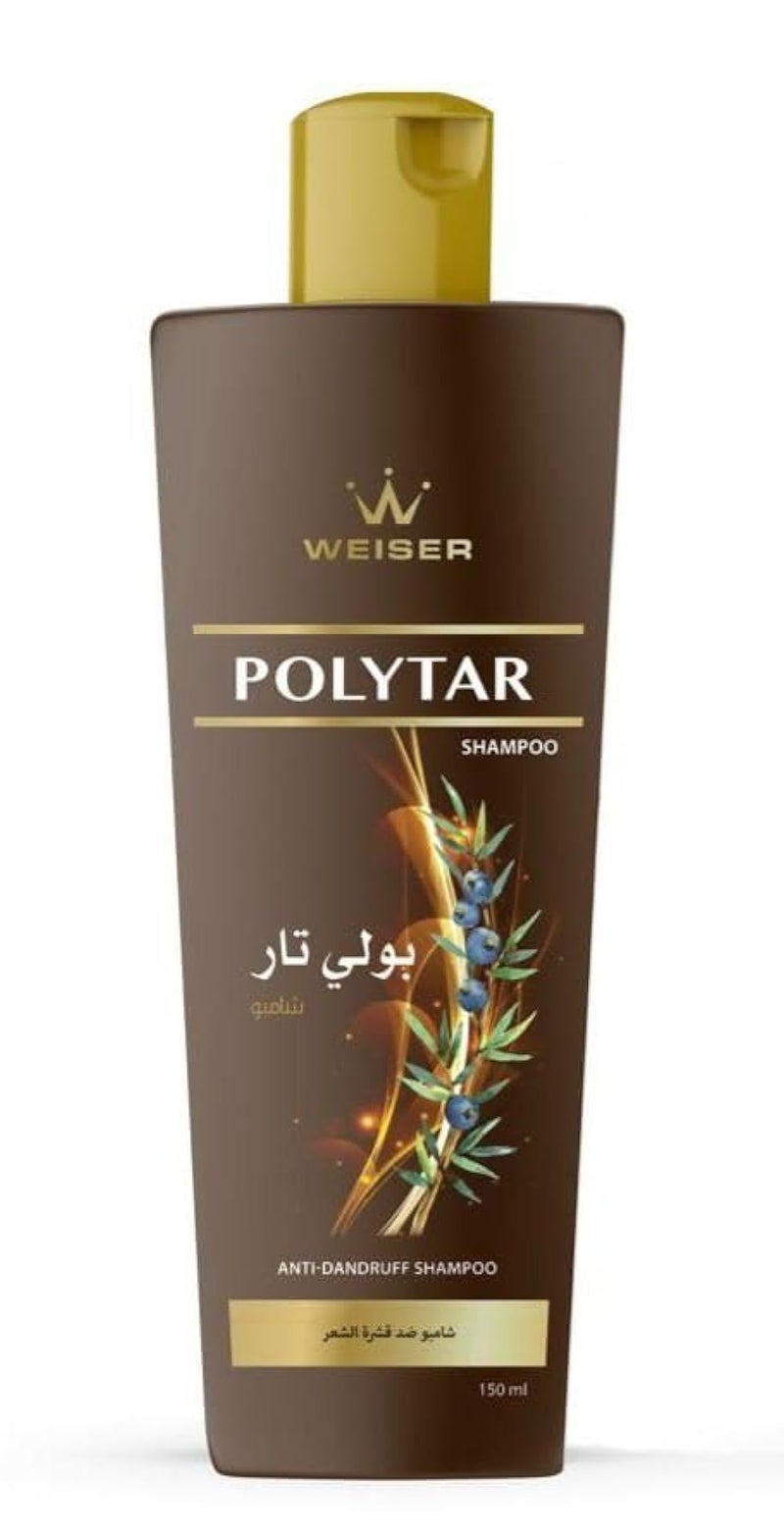 WEISER Polytar Anti-Dandruff Shampoo, 150 ml - Image 1