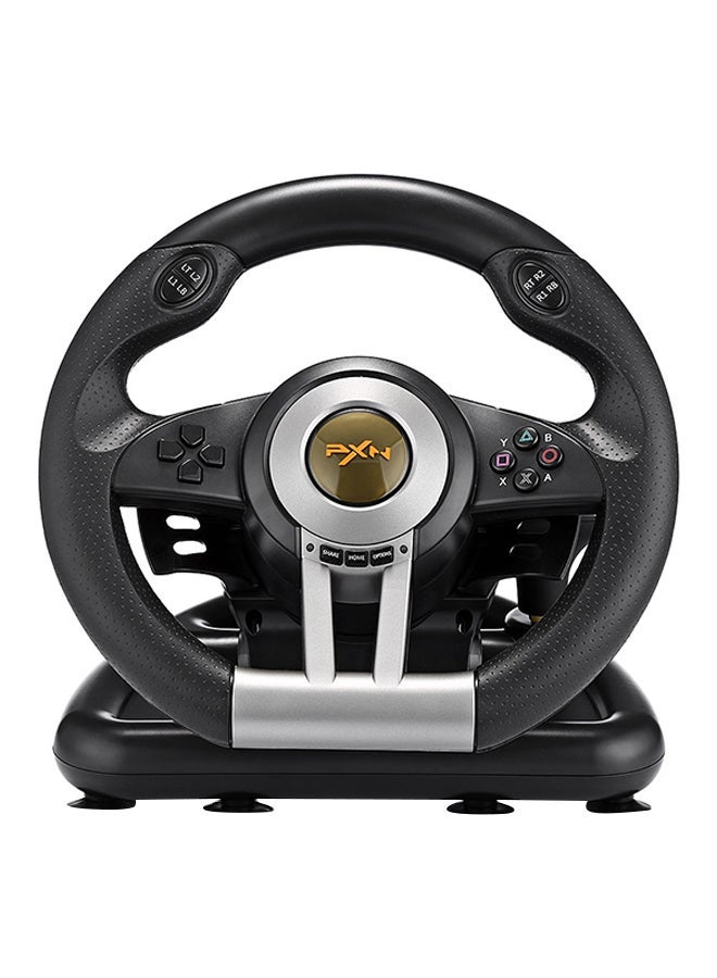 Racing Game Steering Wheel With Brake Pedal - Image 1
