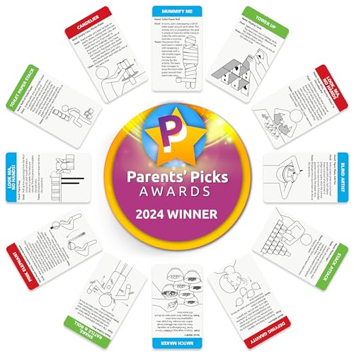 Funwares Home Edition, 218 Minute of Fun Games - Minute to Win It Family Party & Travel for Kids & Adults, 2-12 Players! Play with Everyday Household Items. - Image 2