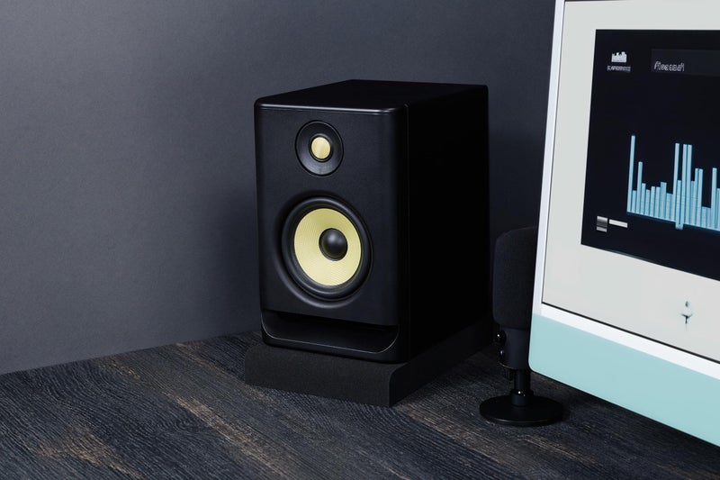 Sound Addicted - Studio Monitor Isolation Pads for 5 Inch Monitors, Pair of Two High Density Acoustic Foam which Fits Most Speaker Stands | SMPad 5 - Image 5