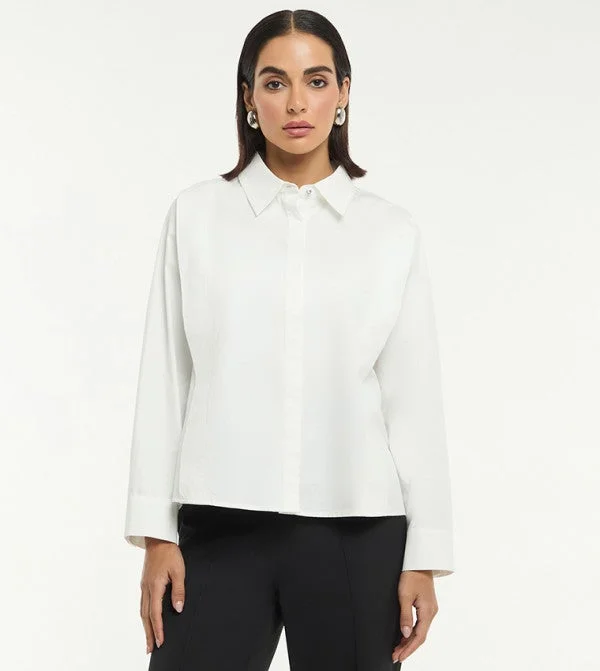بي سي بي جي BCBG POPLIN SHIRT