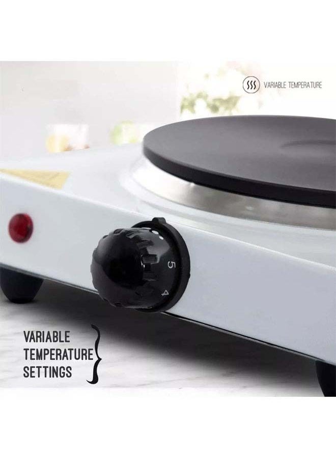 Generic - Portable Electric Coil Cooking Burner Stove 1000Watts Hot Plate Electric Cooking Heater Induction Cooktop | G Coil Stove With Adjustable Temperature (Stove 1000 watts) - Image 1