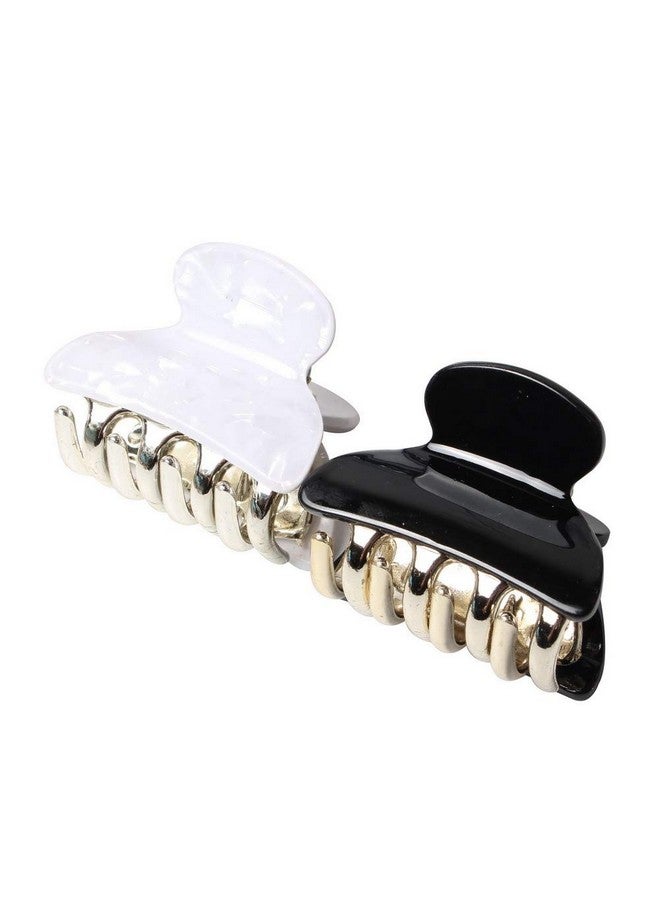 Cuizhiyu 1.57 Inch Floral Printed Small Acrylic Hair Claw Clips For Girls And Women,Plastic No Slip Grip Jaw Hair Clip Hair Jaw Clamp ,Pack Of 12 (Color C) - Image 3