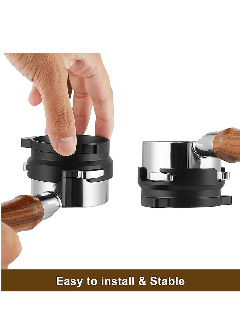 MIBRU Coffee Funnel Ring Stand For Breville Sage 53MM 54MM Black  - Image 4