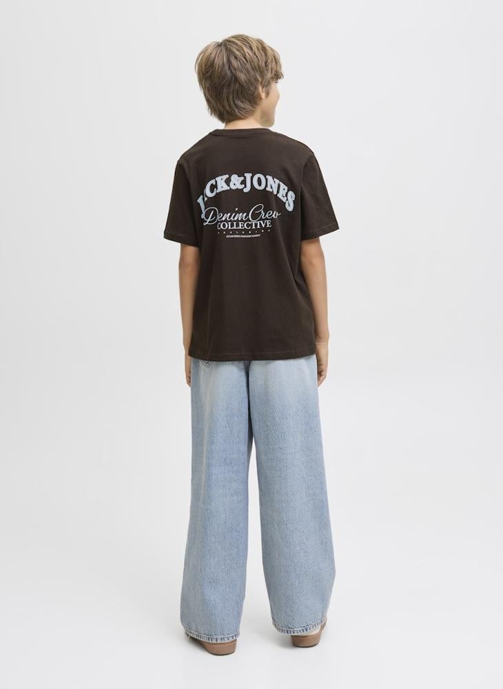 Jack & Jones Junior Youth Logo Crew Neck T-Shirt - Image 2