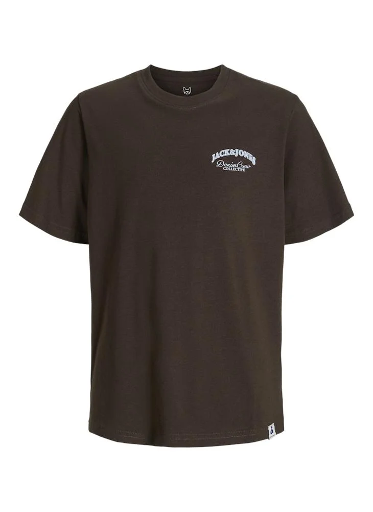 Jack & Jones Junior Youth Logo Crew Neck T-Shirt