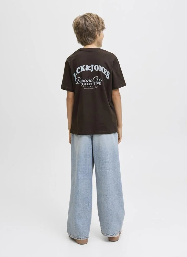 Jack & Jones Junior Youth Logo Crew Neck T-Shirt