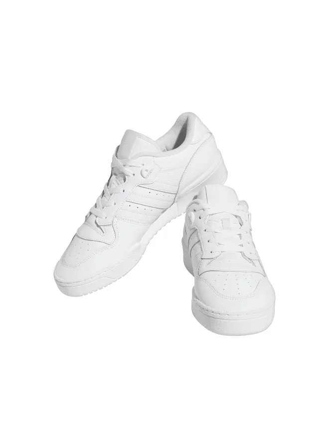 Adidas Rivalry Low White Basketball Shoes