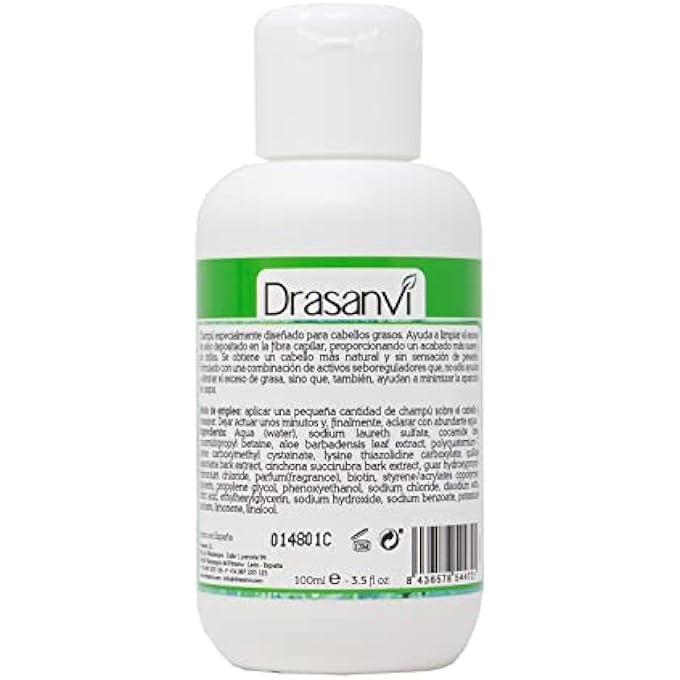 Drasanvi CHAMP BIOTINA Y ALOE VERA CABELLO GRASO - Image 2