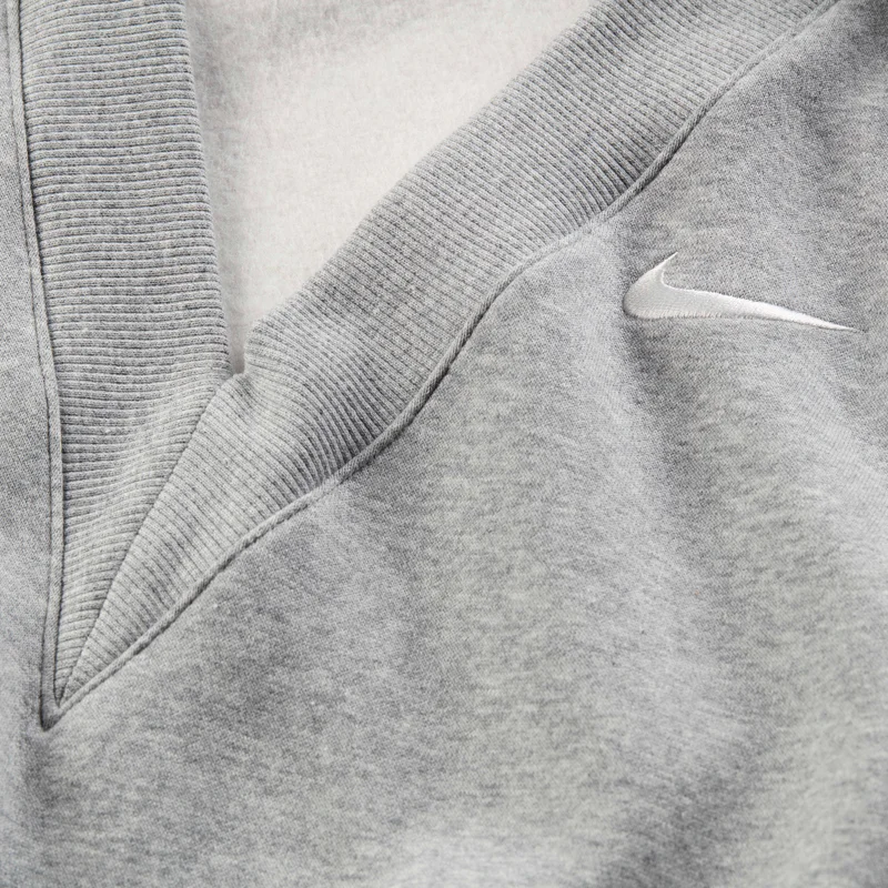 Nike Grey Women's Sportswear Phoenix Crop Top for Women | Best Price UAE