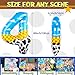 AXBMM 40 Inch Number 4 Balloon Blue Clouds Cartoon Story Balloons Toy Inspired Party Supplies for Birthday Garland Arch Kit Farm Favor Number 4 - Image 4