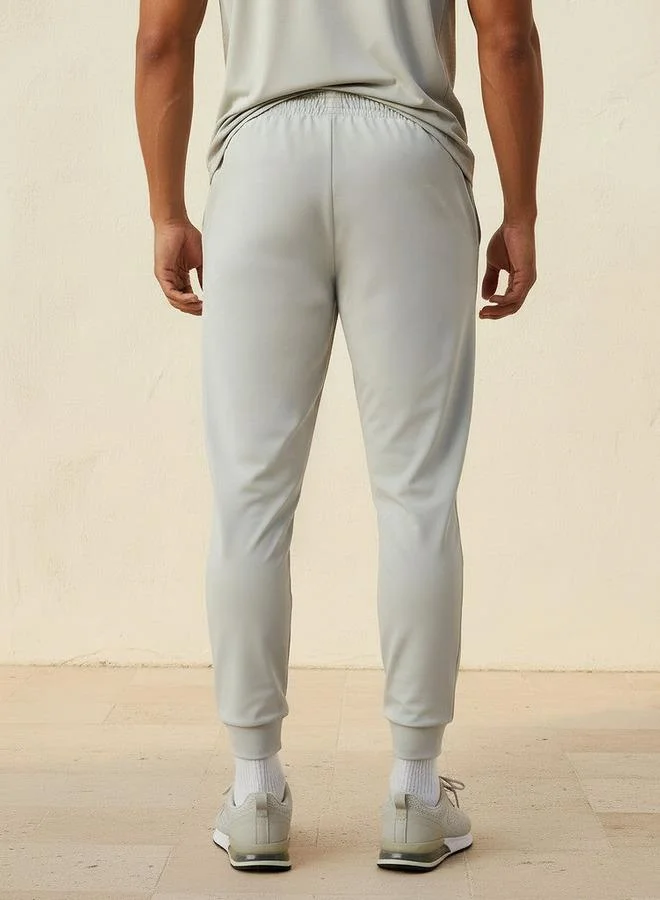 Splash Active Grey Men Drawstring Waist Joggers for Men | Best Price UAE