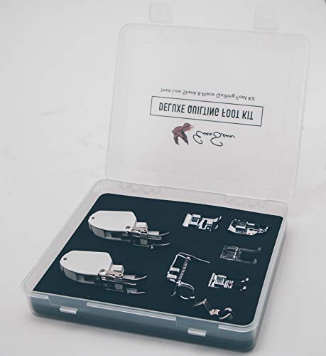 Ever Sewn EverSewn Deluxe Quilting Foot Kit 8-Piece 7mm Snap-On Low Shank - Image 1