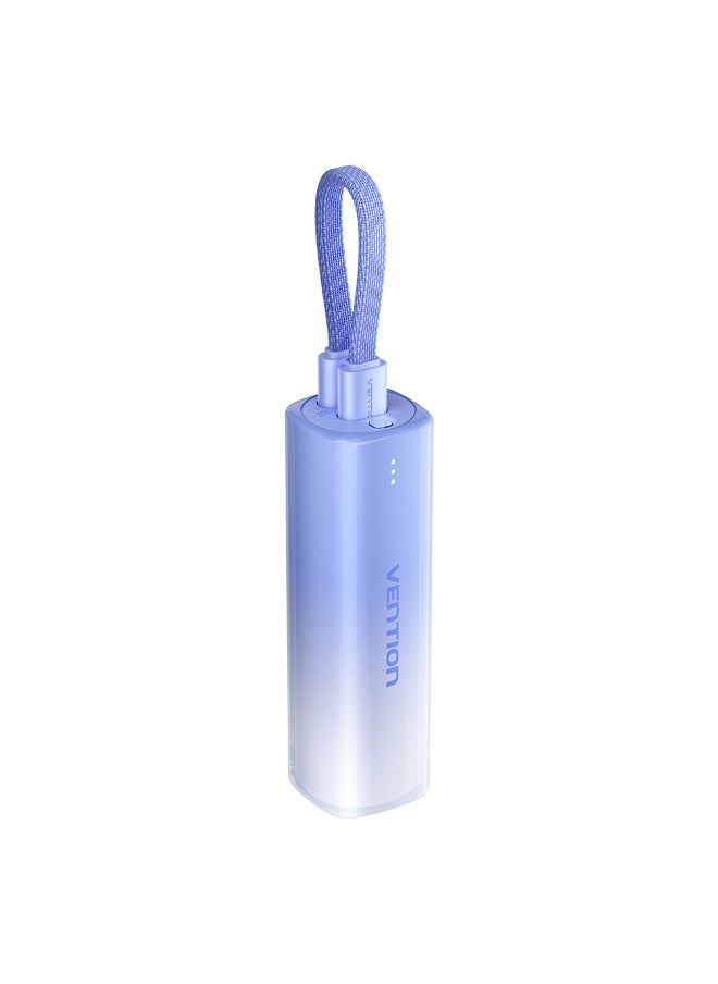 فينشن - بنك طاقة VENTION 5000 مللي أمبير في الساعة (USB-C + Lightning) مؤشر ضوء أزرق 20 وات نوع الموديل # FHWL0 - Image 1