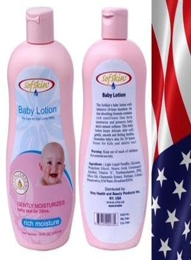 Sofskin (USA Brand) Combo Premium Baby Powder (675 gm) + Premium Baby Lotion (300 ml) - Image 5