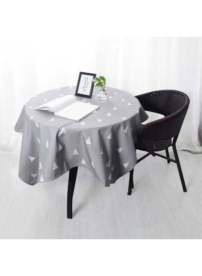 WOMUMON (Triangle) - Highchair Floor Mat, Baby Splat Mat for Under High Chair/Arts/Crafts, Waterproof Spill Mat Non-Slip Splash Mat, Washable Mess Mat and Table Cloth - Image 5