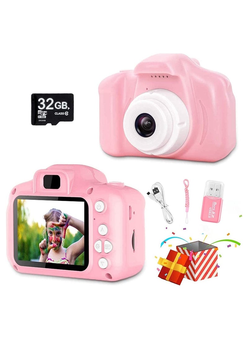 ELTRAZONE Kids Camera Gifts for 3-8 Year Old Boys Girls,Mini Rechargeable Child Digital Camera Shockproof Video Camcorder Gifts for,8MP HD Video 2 Inch Screenfor Outdoor Play - Image 1