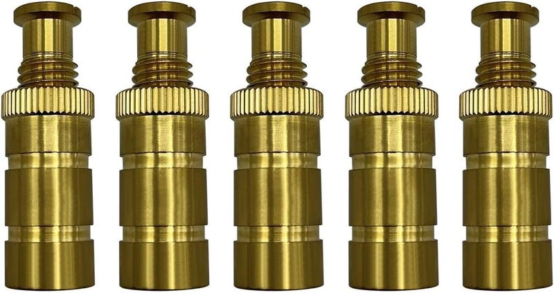 Poolzilla Pool Safety Cover Brass Anchors for Concrete and Pavers - 5 Pack - Universal Fit - Image 1
