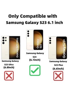 ShebSheb for Samsung Galaxy S23 Case Glitter, Clear Magnetic Phone Cases with Camera Lens Protector [Compatible with MagSafe] Bling Sparkle Plating Soft TPU Slim ShockProof Protective Cover  - Image 5