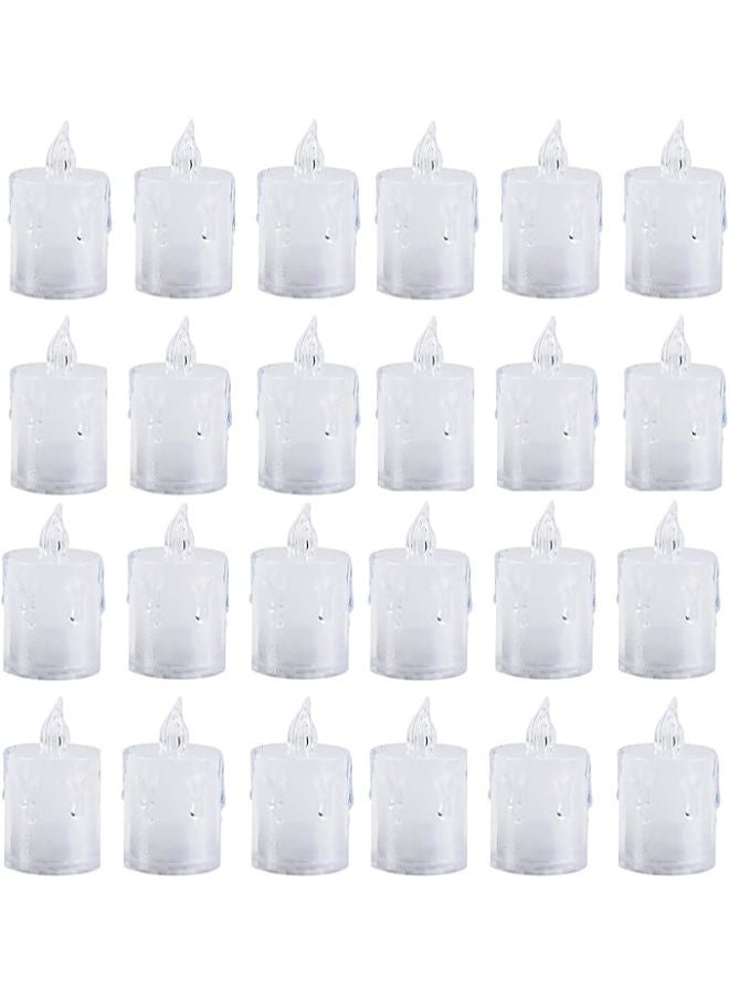 عبوة 24 شمعة كريستال LED لرمضان - Image 1