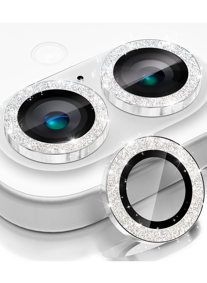 iPhone 17 Pro Max / Pro كاميرا حماية غطاء عدسة ، زجاج عالي الدقة فائقة الوضوح مع حلقة معدنية - Image 1